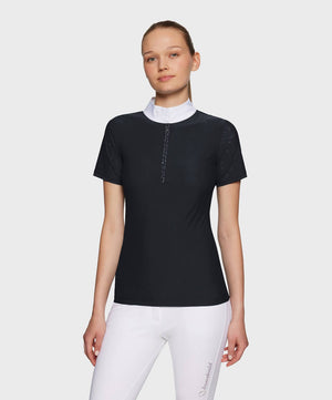 Samshield Lily Ladies Short Sleeve Show Shirt SS25, Black.