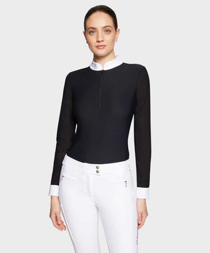 Samshield Anouchka Ladies Long Sleeve Show Shirt, Black.