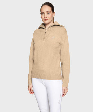 Samshield Suzanne Pull Over Ladies Top FW25, Vanilla.