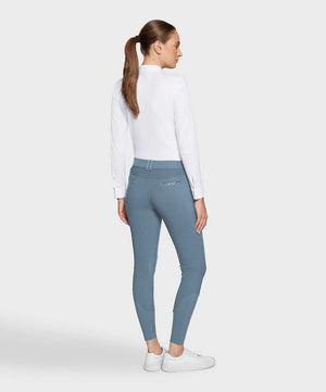 Samshield Adele Premium Ladies Breech FW24, Dusty Blue.
