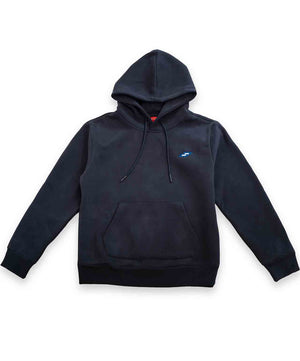 Struck Brushed Men's Hoodie, Navy, Front.