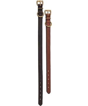 Tory Dog Collar Plain Stitch| Dog Accessories|Brand: Tory Leather