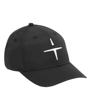 Trolle Star Logo Perforated Ball Cap, Black/White