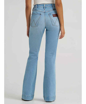 Wrangler Retro Bailey Trouser Stretch High Rise Womens Jean, back.