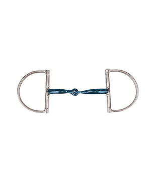 JP Korsteel Blue Steel Jointed Dee Ring Snaffle Bit| Dee Ring Snaffle Bits|Brand: