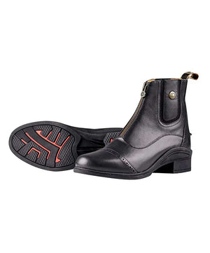 Dublin Kids Rapture Zip Paddock Boot, Black.