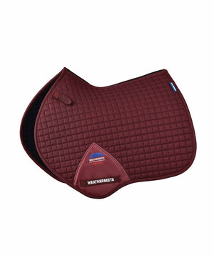 Weatherbeeta Prime Air Tec Jump Saddle Pad, Burgundy.