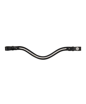 Dublin Pearl Browband, Black.