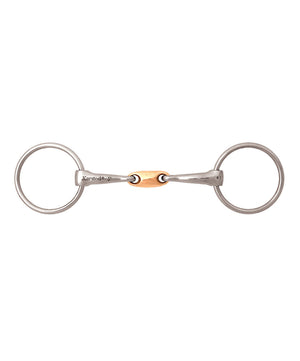 J.P. Korsteel Loose Ring Copper Oval Link Bit.