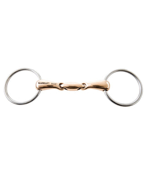 J.P. Korsteel Loose Ring Oval Copper Mouth Bit.