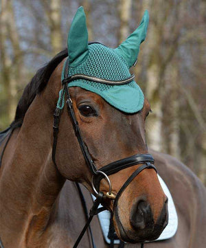 Weatherbeeta prime fly veil in Green.