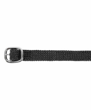 Waldhausen Premium Nylon Spur Strap, Black/Silver.