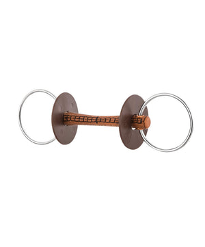 Beris Leather Comfort Bar Loose Ring Snaffle.