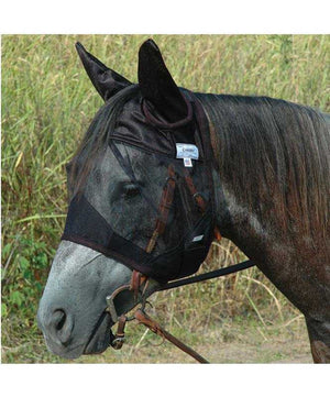 Crusader Standard Quiet Ride Fly Mask with Ears| Flymasks & Flyveils|Brand: Cashel