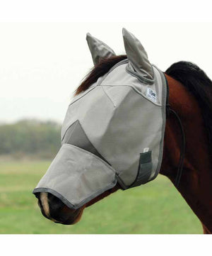 Crusader Long Fly Mask With Ears| Flymasks & Flyveils|Brand: Cashel