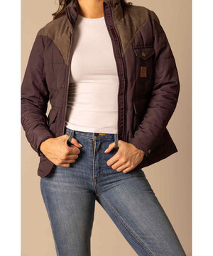 Kimes Ranch Ladies Lenora Jacket, Plum, front.