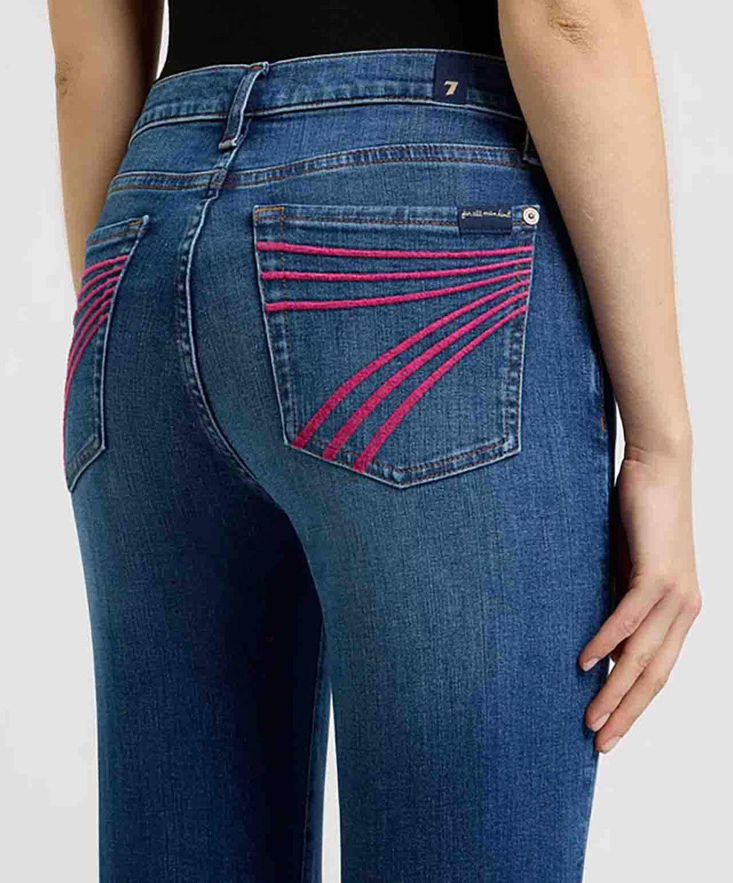 7 For All Mankind Women's Dojo Moon Water Jeans.