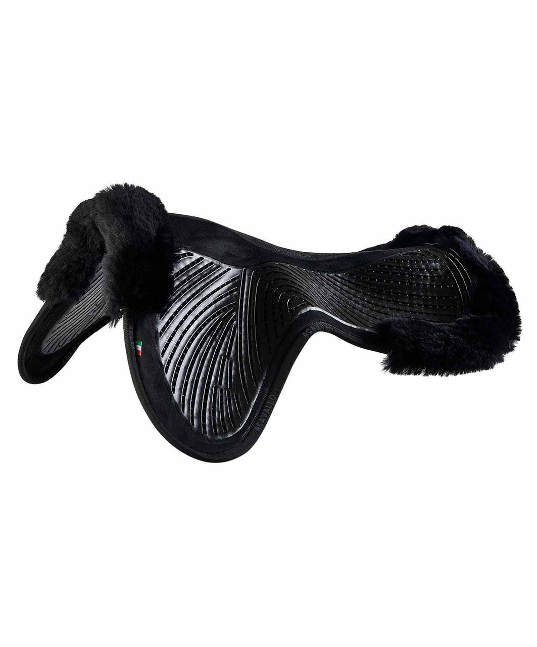 Acavallo Suede Cut Out Sheepskin and Gel Half Pad.