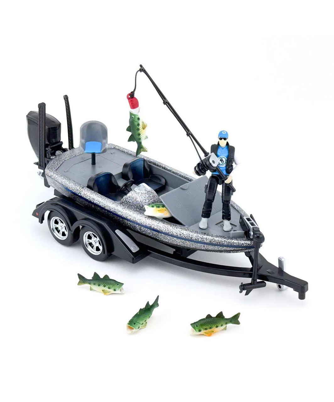 Big Country Toys Bass Boat (Boat and Trailer)