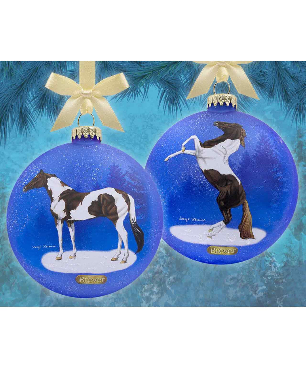 Breyer 2022 Artist Signature Ornament - Pintos.