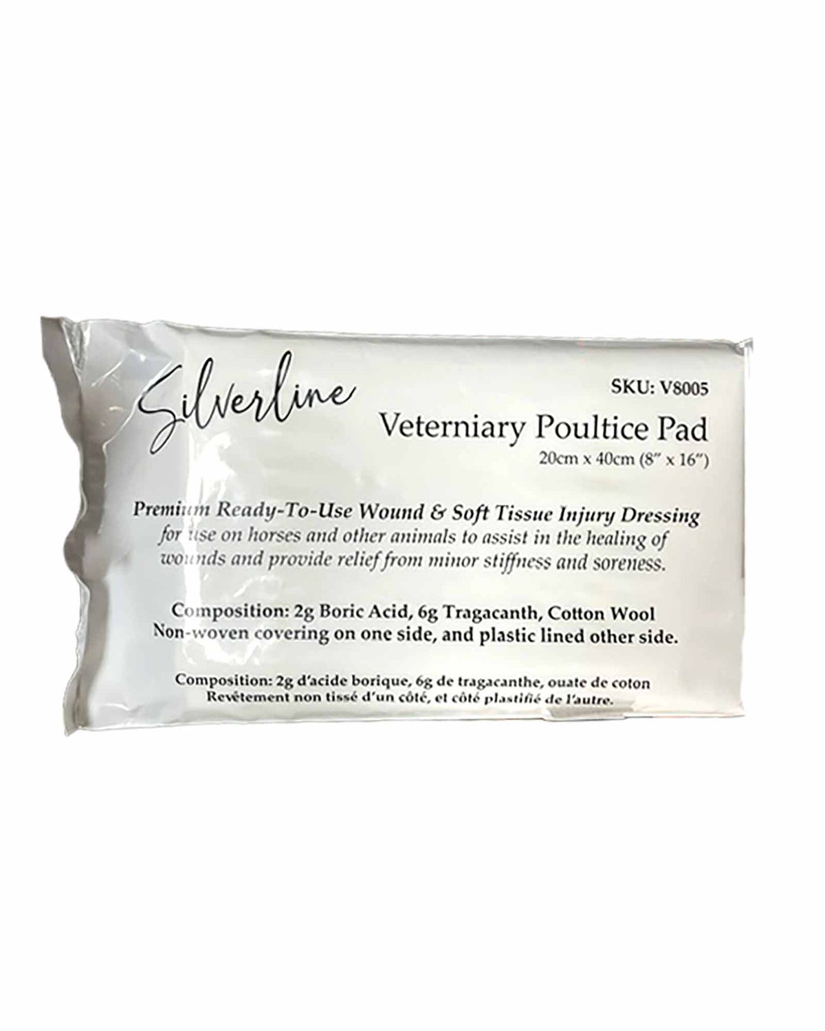Silverline Veterinary Poultice Pad. 