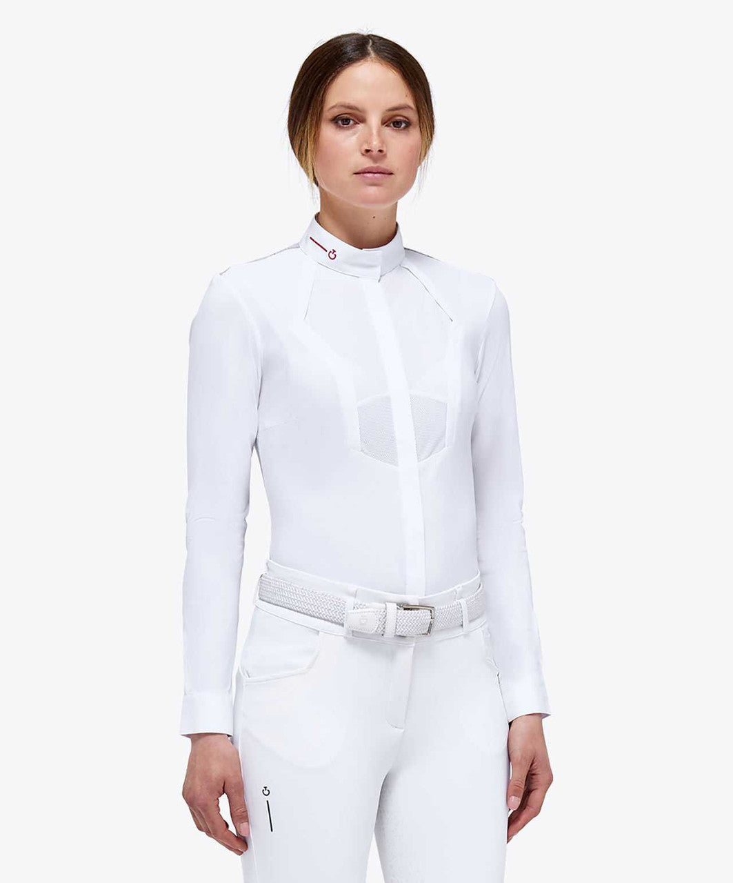 Cavalleria Toscana Revo Tech Knit Long Sleeve Show Shirt.