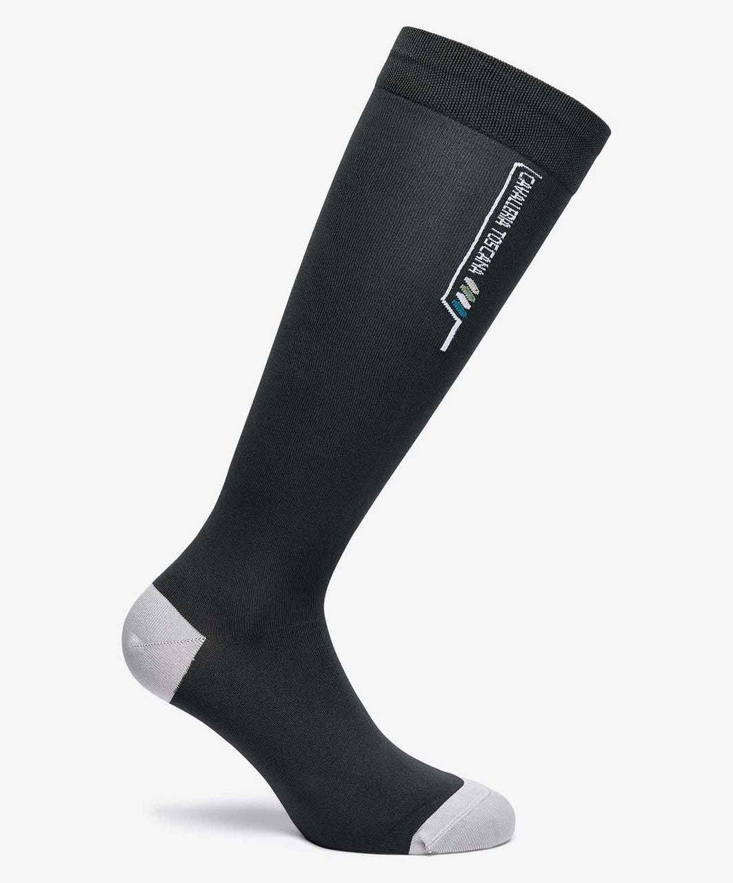 Cavalleria Toscana Dash Sock, Charcoal Grey.