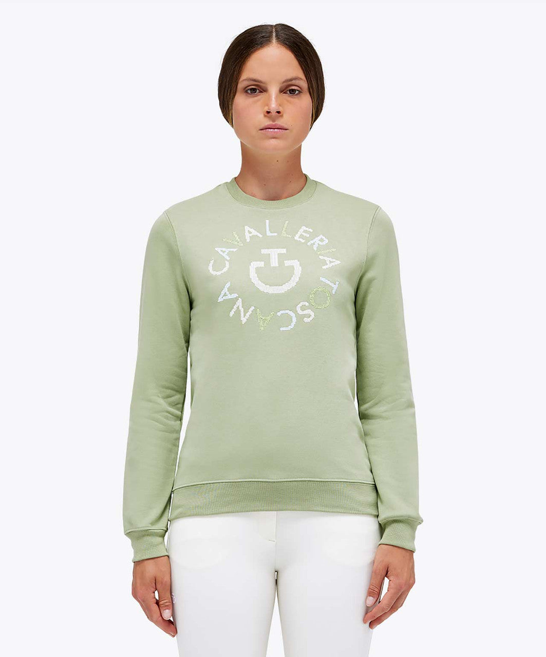 Cavalleria Toscana FED113 Pixel Stitch Sweatshirt.