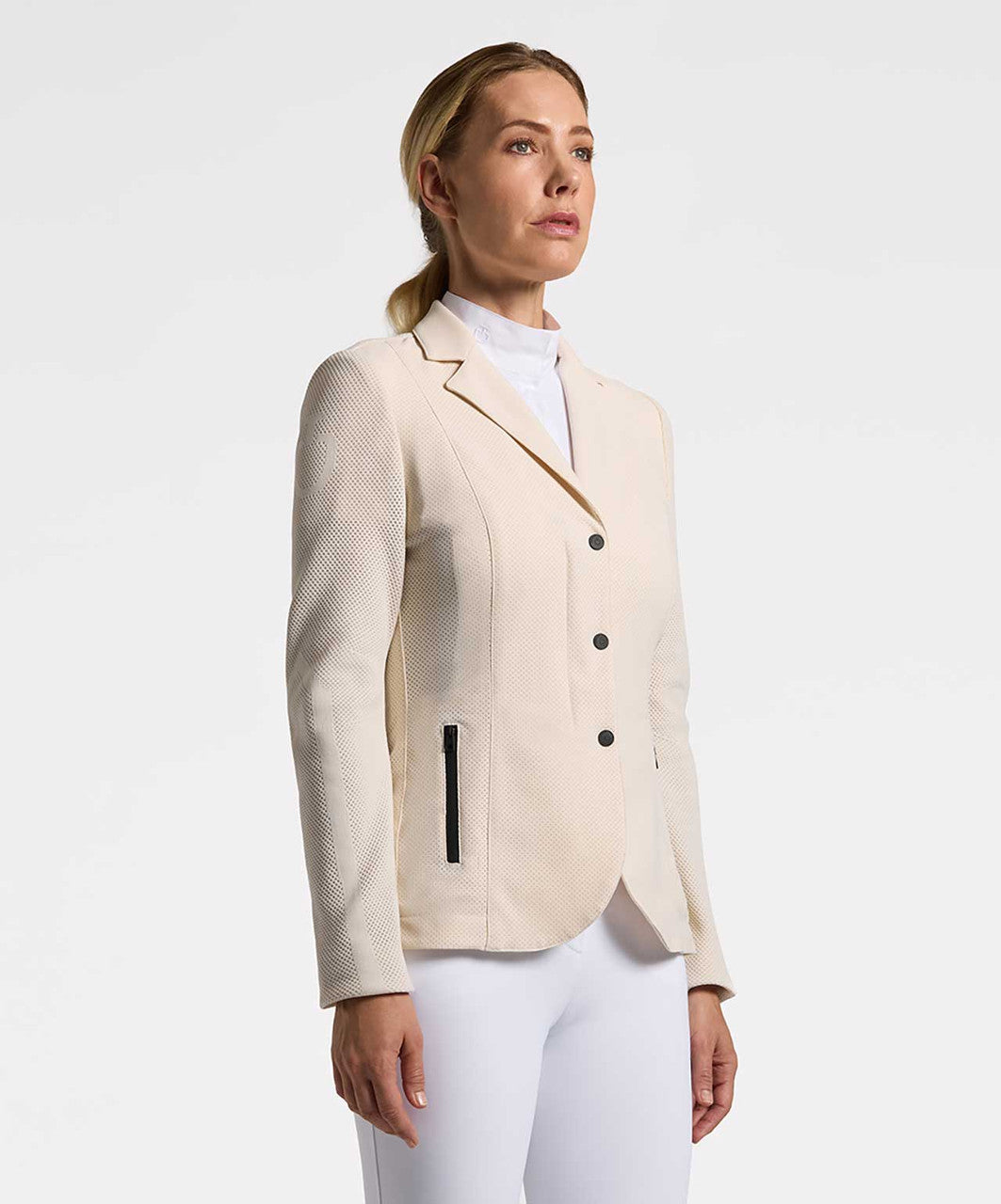 Cavalleria Toscana Revo Perforated Light Tech Knit Zip Riding Jacket SS26.