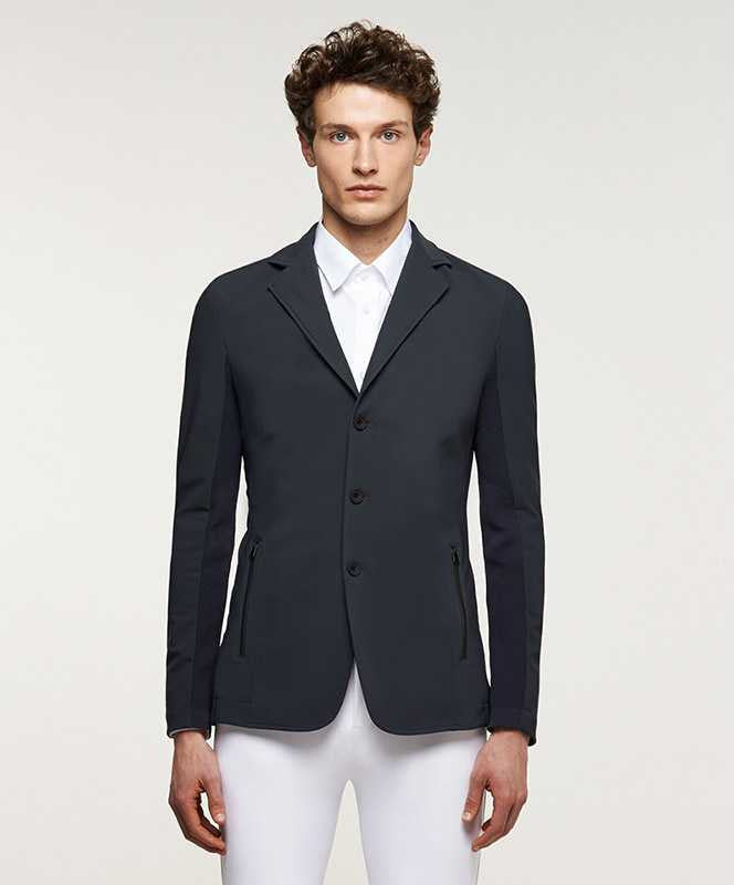 Cavalleria Toscana GGU012 Men's Tech Knit Show Jacket.