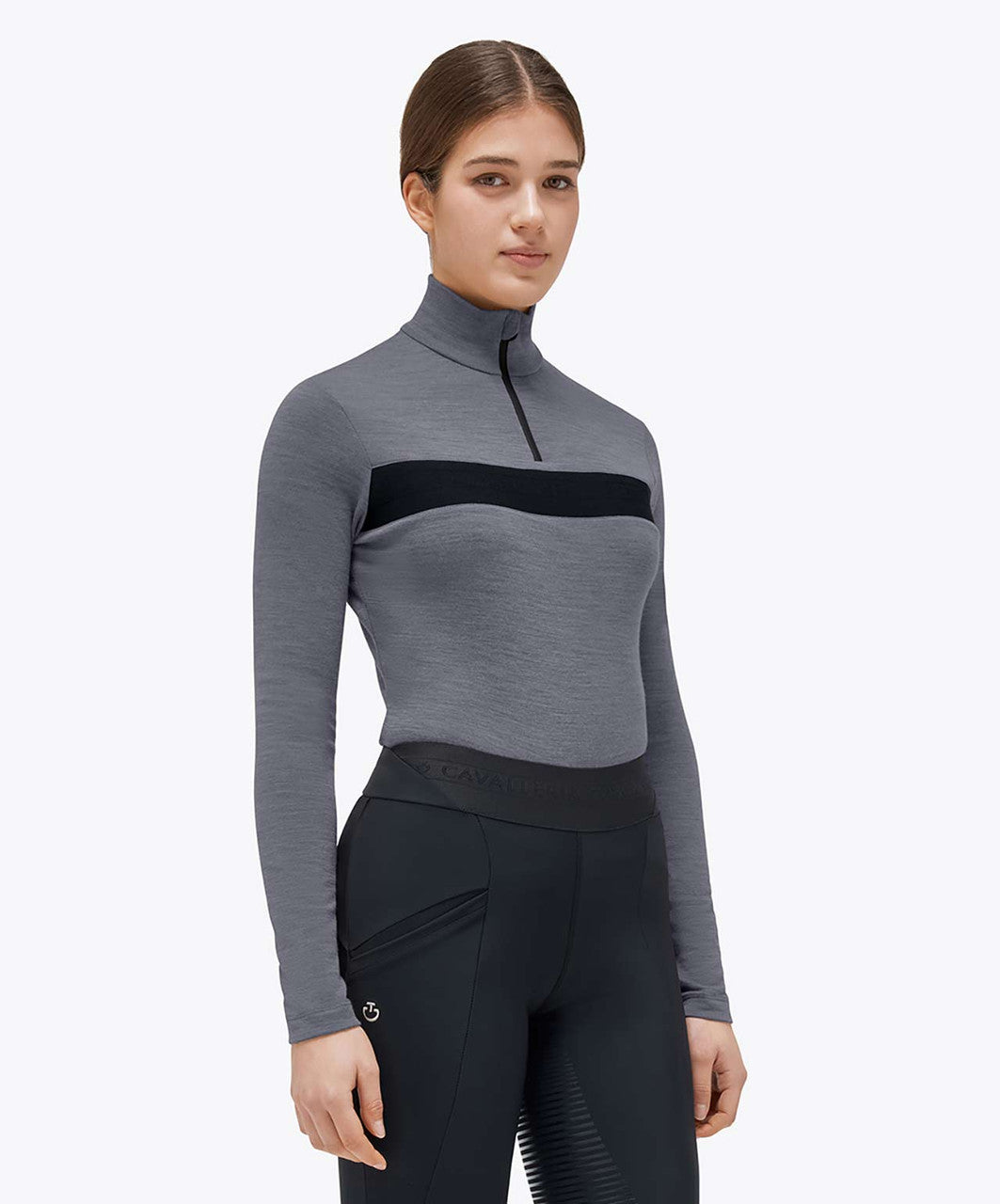 Cavalleria Toscana POD357 Tech Wool Half Zip.