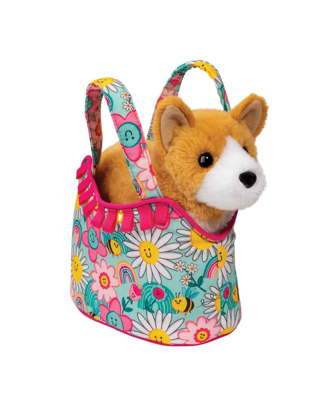 Douglass Cuddle Toy Sunny Smiles Sassy Sak with Corgi.