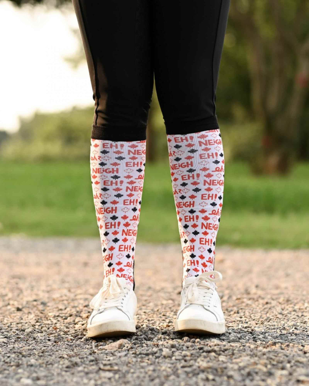 Dreamers & Schemers Boot Socks Canada 26 - Eh Neigh!