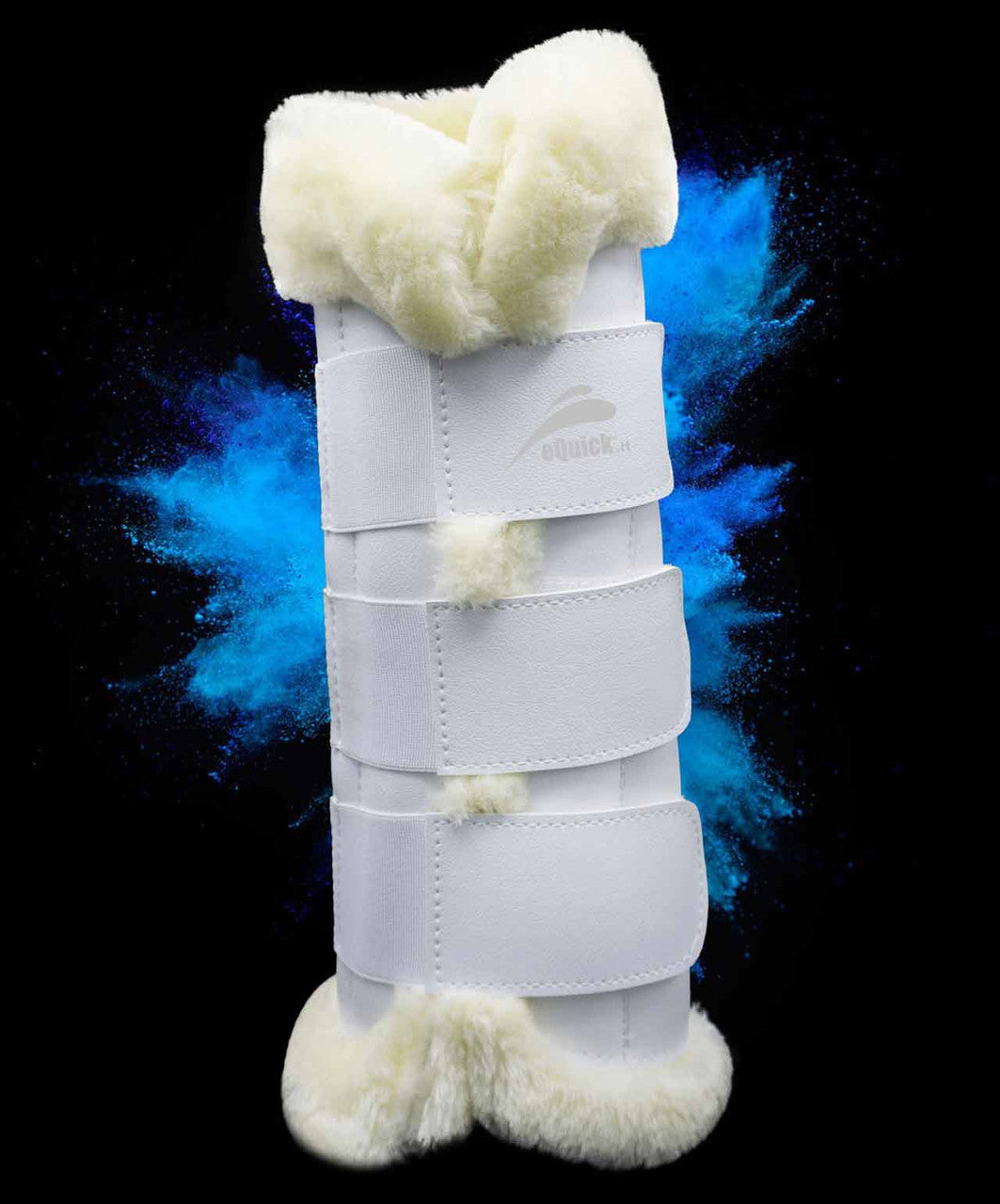 eQuick eFeestyle Rear boot with triple velro closures.