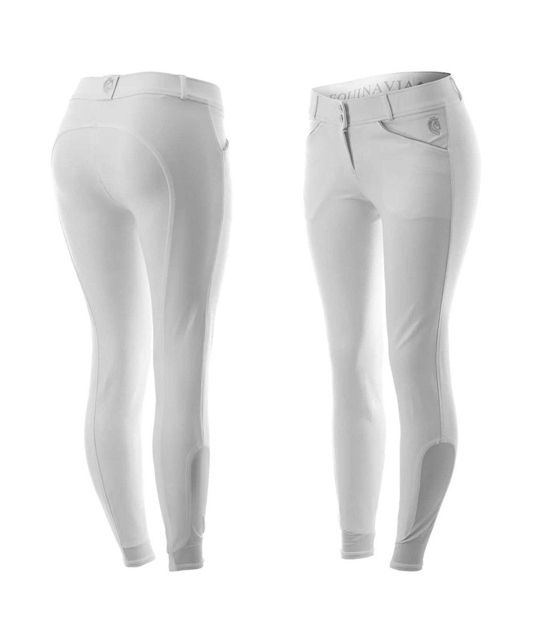 Equinavia Astrid Ladies Full Seat Breech, White.