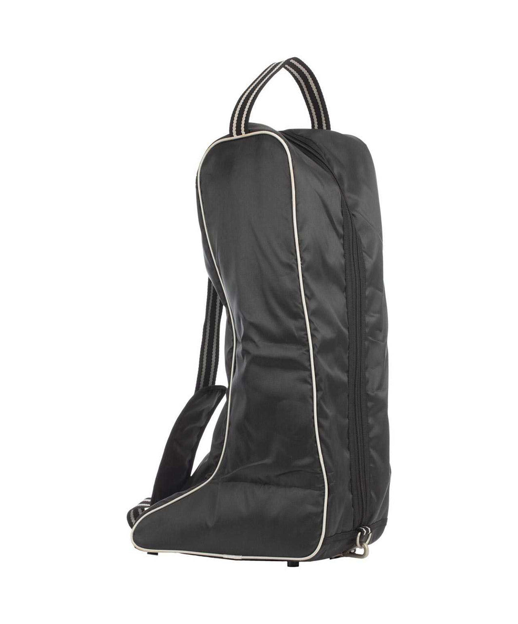Equinavia Darby Boot Bag, Black/Silver, back.
