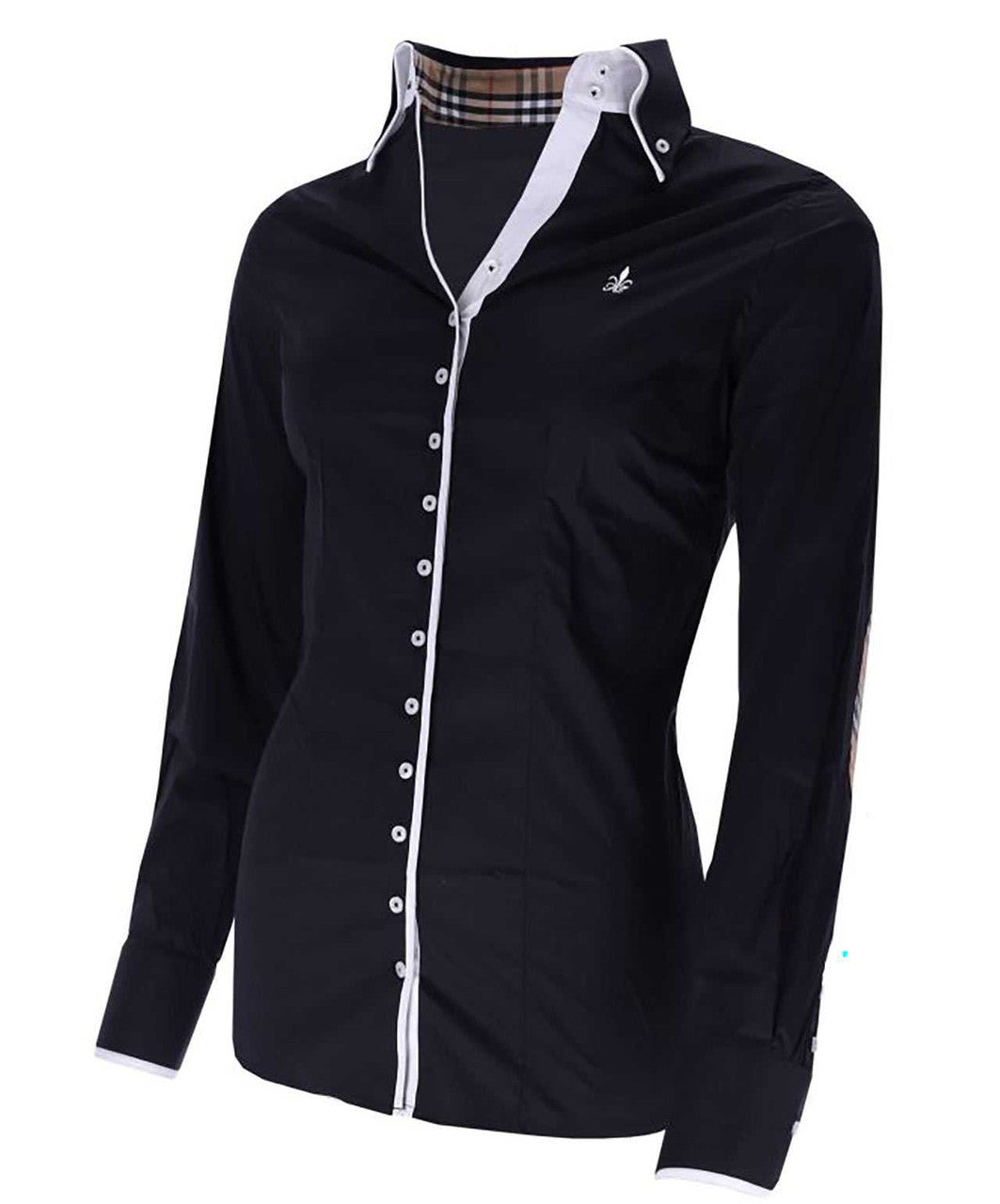 Fior da Liso Sawyer London Blouse, Black.