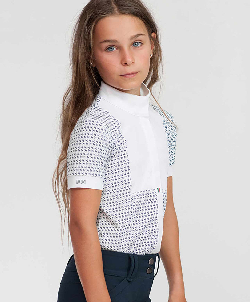 For Horses Arietta Girl's Show Shirt.