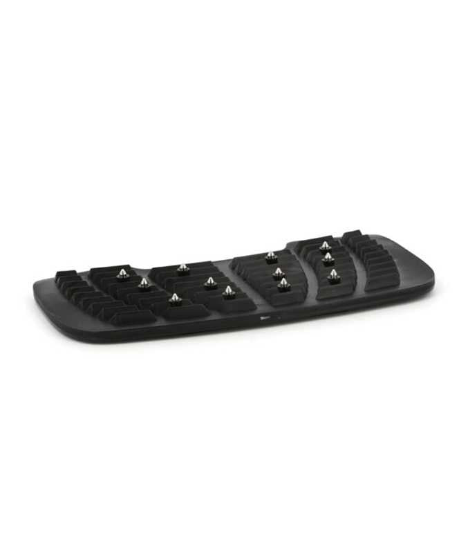 Flex on Set of Footrest Inserts - Hunter/Aluminum, Ultra Grip