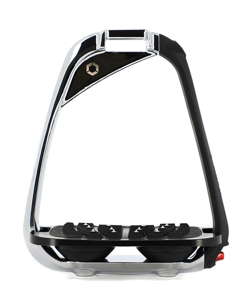 Flex-on Iron-S Inclined Ultra Grip Safety Stirrup, Chrome.
