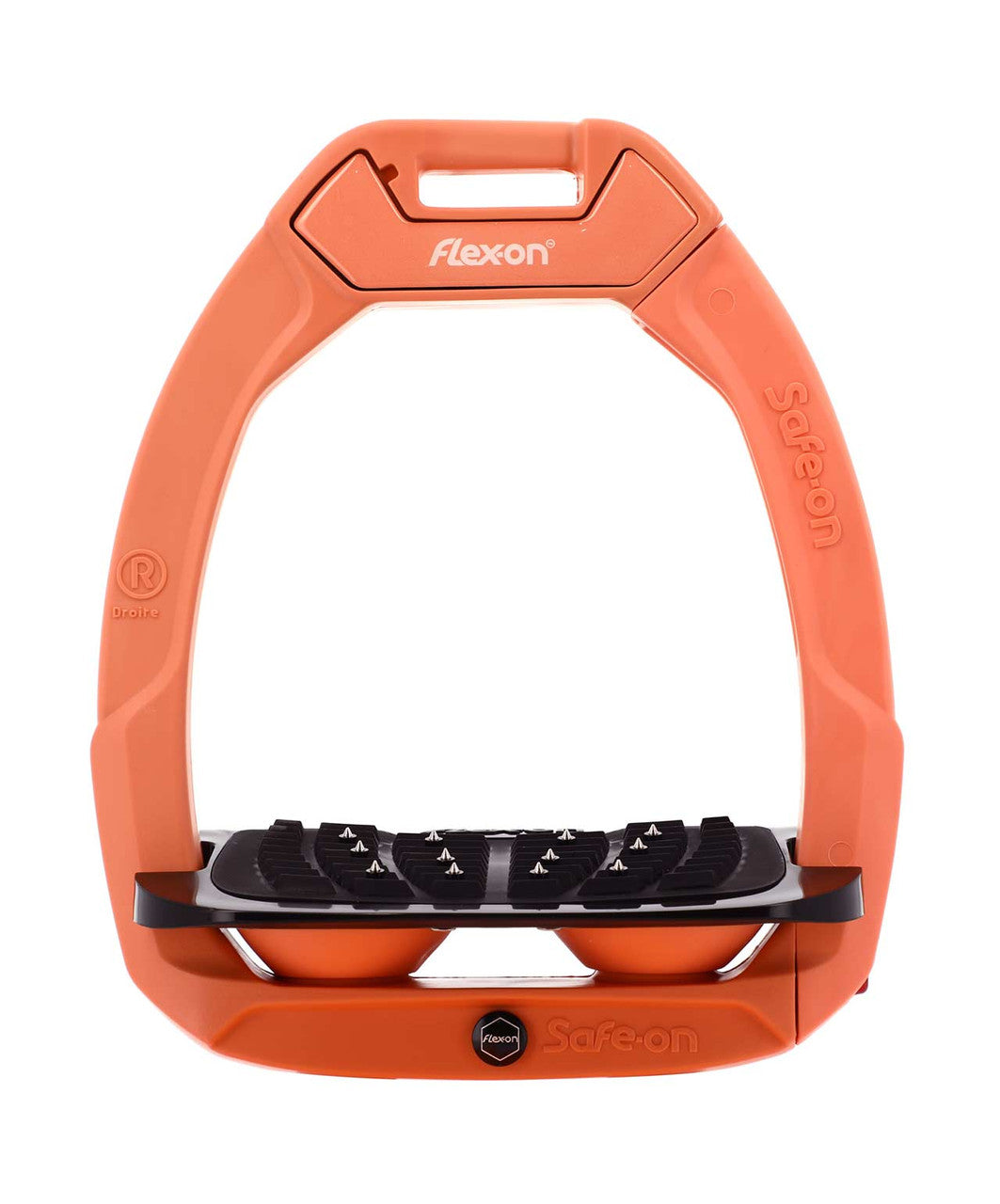 Flex-On Safe-On Limited Edition II Inclined Safety Stirrup, Apricot.
