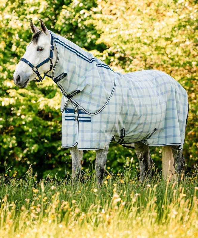 Horseware Newmarket Pony Plus Fly Sheet, Whitney Navy.