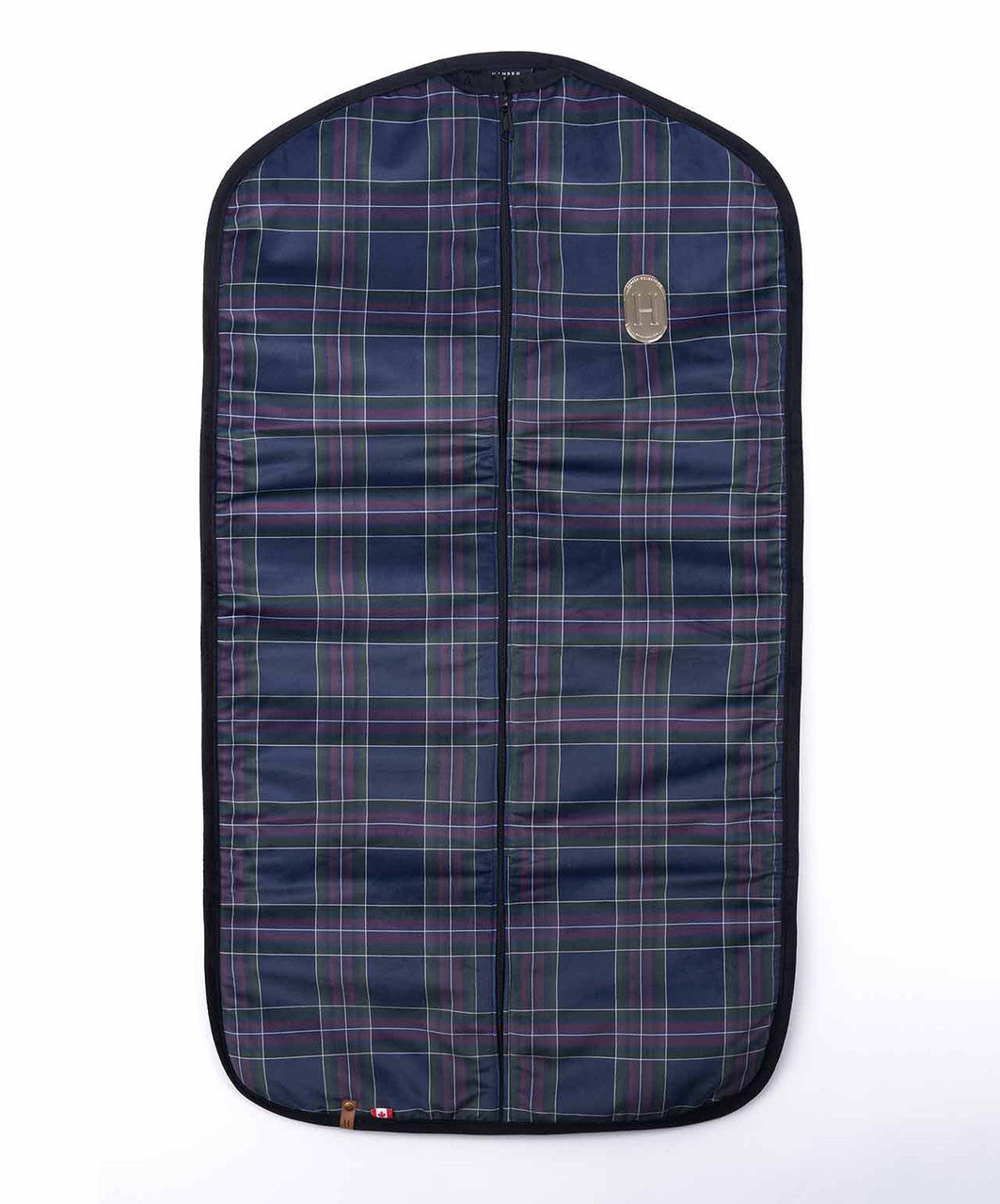 Hansen Lush Velvet Garment Bag, Burnberry Plaid.