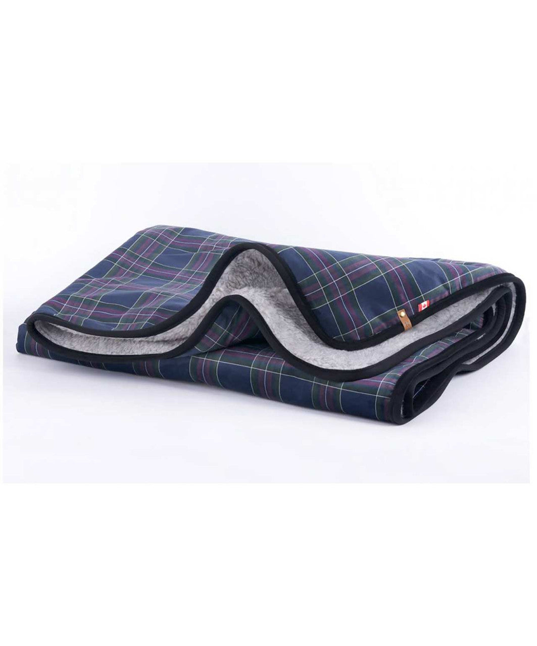 Hansen Lush Velvet Stadium Blanket, Burnberry Plaid.
