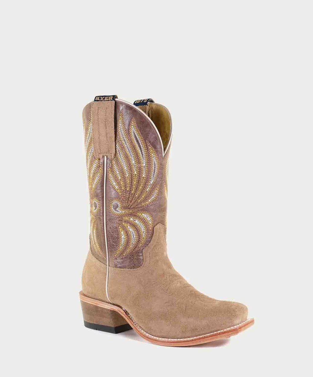 Hyer 11" Willowbrook Tan Ladies Western Boot.