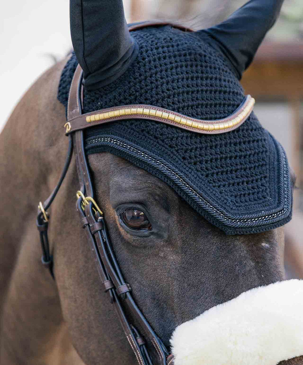 Kentucky Fly Veil Wellington Metal Chain Soundless.