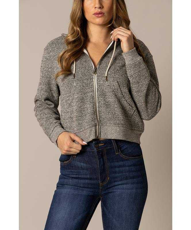 Kimes Ranch Ladies Shelly Hoody, Natural, front.