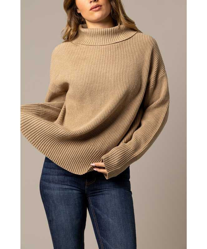 Kimes Ranch Ladies Maizie Sweater, Coffee.