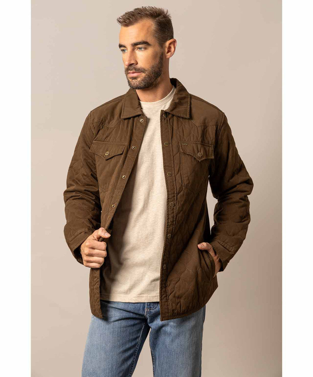 Kimes Ranch Mens Dickson Jacket, Dark Brown.