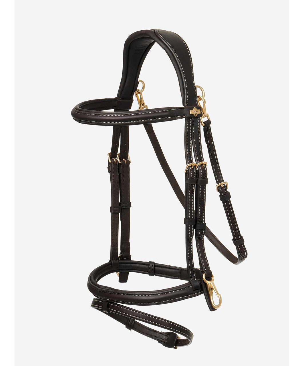 LeMieux Kudos Work Bridle, Brown.